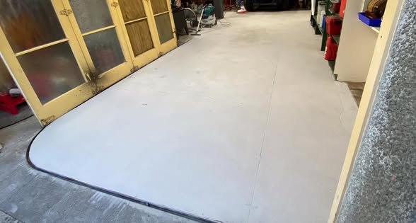 Wide finished floor