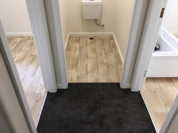 Finished floor in a residential space